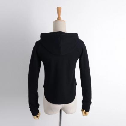 Women's Long-sleeved Hooded Sweater