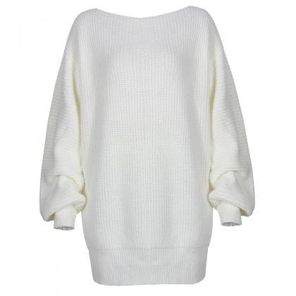 Casual Women's Off-shoulder Knitted..
