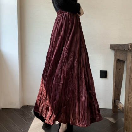 Elegant And Elegant High Waisted Skirt
