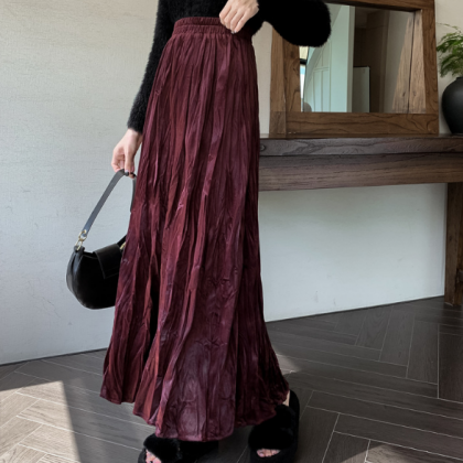 Elegant And Elegant High Waisted Skirt