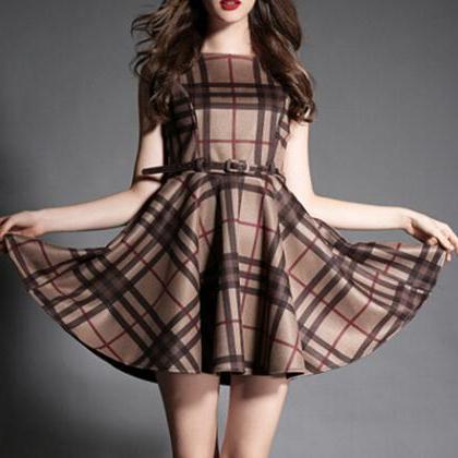 Stylish And Elegant Sleeveless Dress Vg121902nm