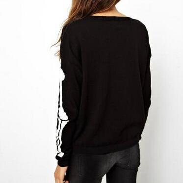 Casual Loose Long-sleeved Knit Sweater Vg122007nm