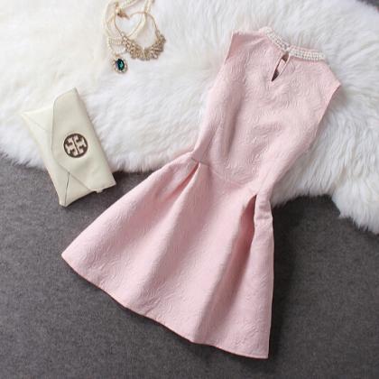 Sleeveless wool vest dress A115 main image 0