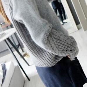 Retro Loose Knit Sweater Vg12803mn
