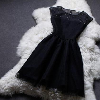 The Beaded Sleeveless Vest Dress Er30412po
