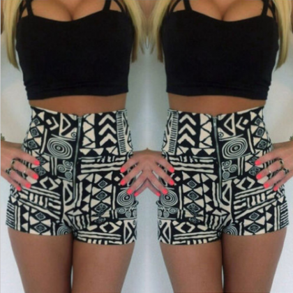 Sexy Sling Sleeveless printed Two -..