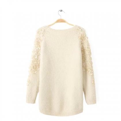 Loose Long-sleeved Knit Sweater Gh81608kj