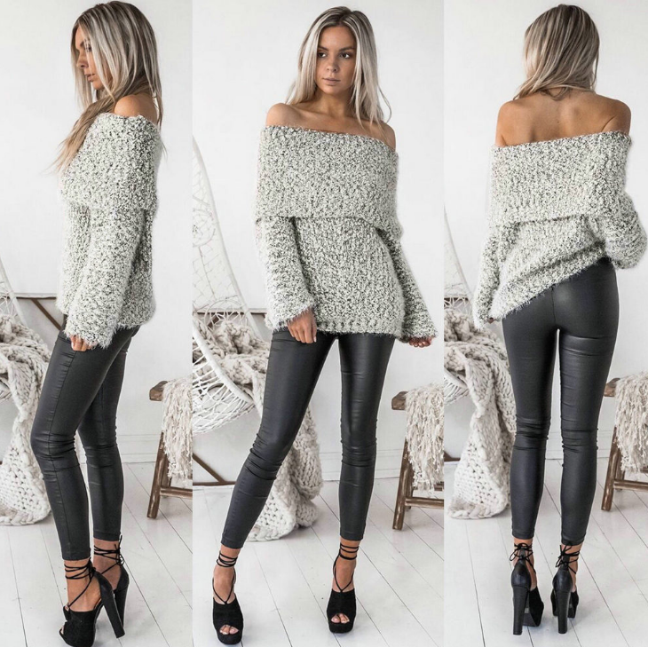 Women Loose Long-sleeved Sweater