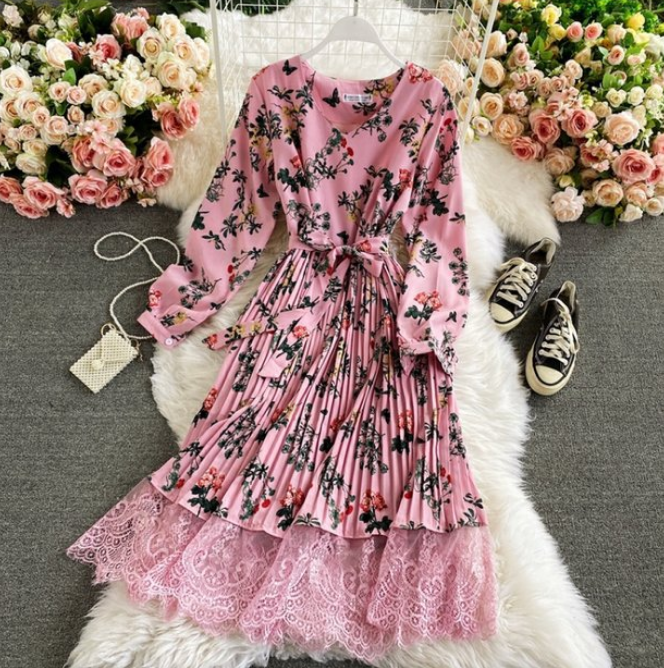 Radiate Charm: The Temperament Floral Mini Dress