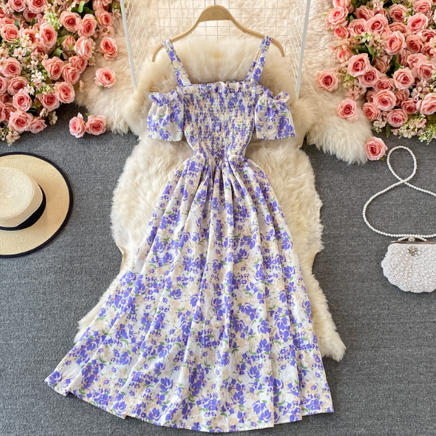 macy's summer dresses for women Smocked Waist Sleeveless Dress with Shirred Front – Jolie Vaughan Boutique