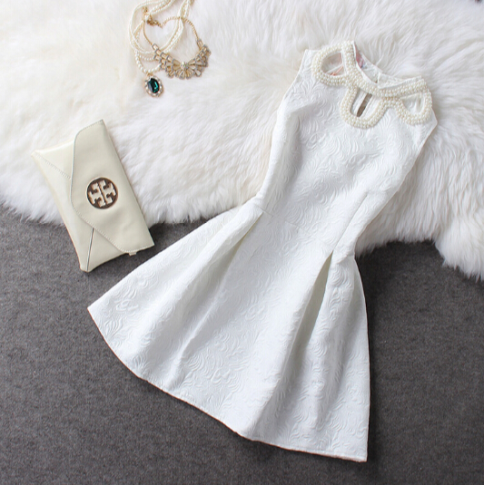 Elegant Sleeveless Vest Dress Vg122605nm on Luulla