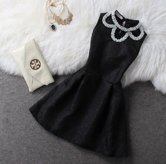 Elegant Sleeveless Vest Dress Vg122605nm on Luulla